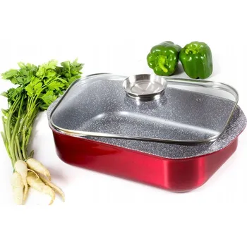 pekáč PEKÁČ Metallic RED 6,5L + dávkovač HRNEC kuchyňské víko