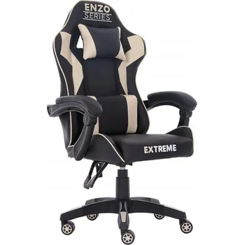 Herní židle Herní křeslo Extreme Enzo - Series Beige (Béžové)