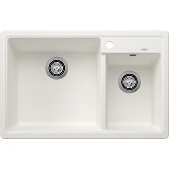 Kuchyňský dřez Kuchyňský dřez LEGRA 8 dokonale kombinuje klasickou estetiku s moderní funkčností. Jeho prostorná konstrukce se dvěma mísami nabízí dostatek prostoru pro více úkolů a umožňuje snadnou manipulaci s nádobím, přípravu jídel a oplachování produktů. Dobře prop