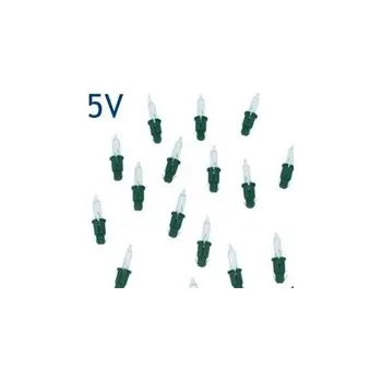 Vánoční dekorace Náhradní žárovička do řetězu 5V 120mA bílá