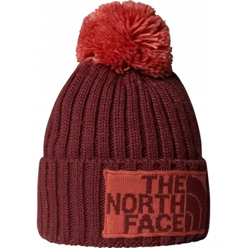 Čepice The North Face zimní čepice beanie červená, univerzální velikost