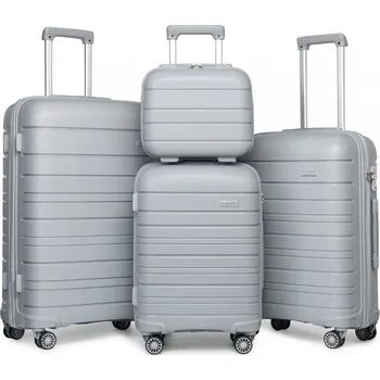 KONO set 4 kufrů Classic Collection - šedá -10L/39L/70L/103L