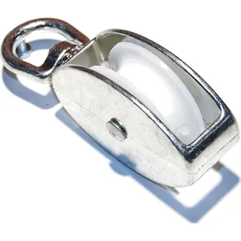 Jištění Kladka otočná s nylonovou cívkou, 8/30mm, Zn