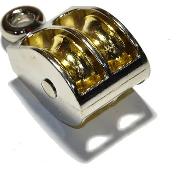 kladka Kladka dvojitá s kovovou cívkou, 8/30mm, Ms, Ni