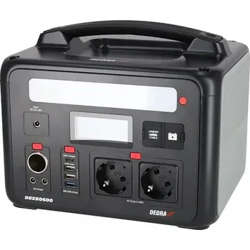 Powerbanka Napájecí stanice DEDRA 640 Wh 600 W Powerbanka Záložní zdroj energie 230 V