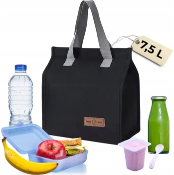 Termobox OBĚDOVÁ TERMOTAŠKA NA JÍDLO, BARVA ČERNÁ, MALÁ