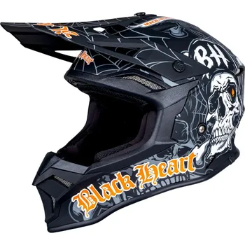 Helma na motorku WTEC BLACK HEART Motokrosová přilba W-TEC Black Heart Harzdorf Barva: Černá, Velikost: L