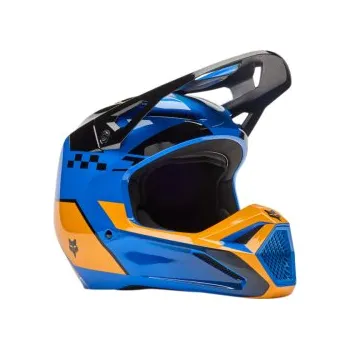 Helma na motorku Mx Helma FOX V1 Collect Helmet Blue 2026, Velikost S (55-56cm)