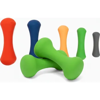 Potažené/pogumované jednoruční činky Trexo 1x 1 kg