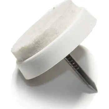 Kluzák plstěný natloukací, 20mm, bílý