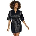 Saténový župan DKAREN KAREN černá 3XL 0