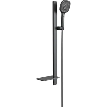 Sprchový set SAT sprchový set na zeď černá mat 80 SATSS31C