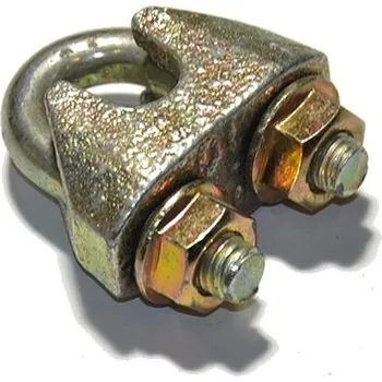 Truhlářská svěrka Svorka lanová EN 13411-5, 30mm, žlutý Zn