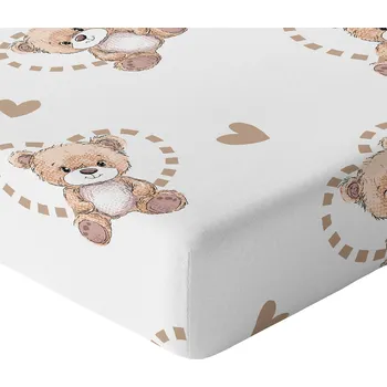 Prostěradlo PROSTĚRADLO DO POSTÝLKY 160x80 S GUMIČKOU HRUBÁ BAVLNA 100% POLSKÝ VÝROBEK