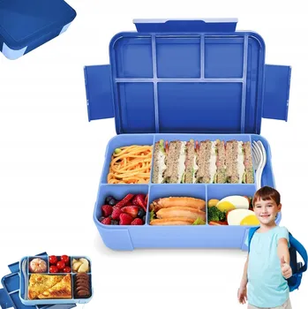 Svačinový box OBĚDOVÝ BOX PRO DĚTI SVAČINOVÝ BOX DO ŠKOLY DO PRÁCE 1330ml