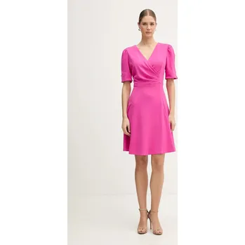 Dámské šaty Šaty Dkny fialová barva, mini, DD6A127A 40X, vel. 36