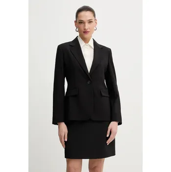 Vlněné sako Weekend Max Mara LAMINE 2615041071600 černá 99X, vel. 40