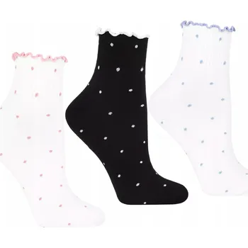 Pánská móda 3x Ponožky Krátké 3/4 Bavlněné Ponožky Barevné MORAJ 35-38