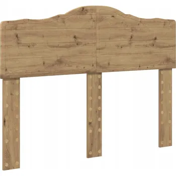 Čelo postele s čelo Artisanový dub 135 cm Kompozitní dřevo