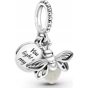 Přívěsek Přívěsek Simply Me svítící ve tmě - světluška, stříbro 925