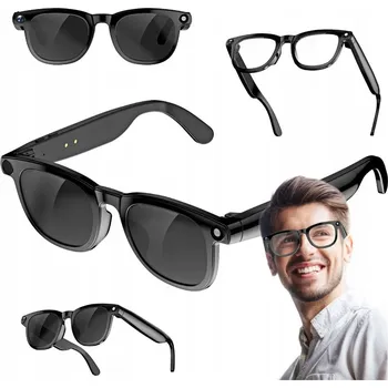 Zabezpečení domácnosti CHYTRÉ BRÝLE ŠPIONÁŽNÍ S KAMEROU A BLUETOOTH