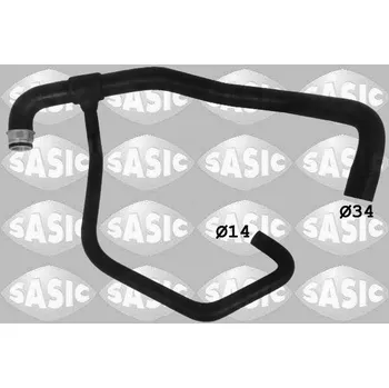 Chladič motoru Hadice chladiče SASIC SWH0478