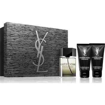 Pánský parfém Yves Saint Laurent La Nuit de L'Homme Yves Saint Laurent La Nuit de L'Homme toaletní voda 100 ml + Yves Saint Laurent La Nuit de L'Homme Shower Gel sprchový gel 50 ml + Yves Saint Laurent La Nuit de L'Homme Showe Gel sprchový gel 50 ml