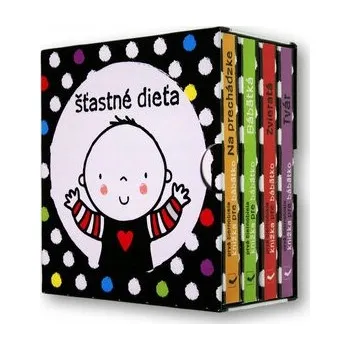 Prvé čiernobiele knižky pre bábätko - Šťastné dieťa Stella Baggott