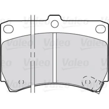 Brzdová destička Sada brzdových destiček, kotoučová brzda VALEO 301274