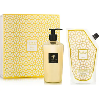 Baobab Collection, Dárková sada mýdla na ruce a náplně Baobab Woman in Gold, 2 díl. - Formadore