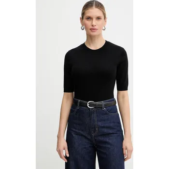 Vlněné tričko Weekend Max Mara MAREA 2615361011600 černá 99X, vel. XL