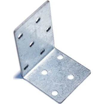 Tesařské kování Úhelník UP9 montážní, nepravidelný, 80x40x60x2mm, Zn