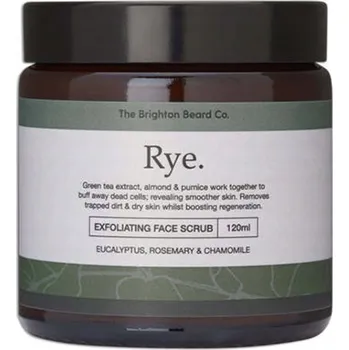 Pleťový peeling The Brighton Beard Rye peeling pro exfoliaci pleti 120 ml