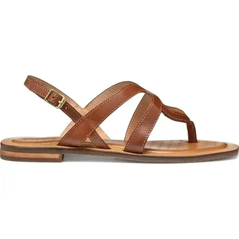 Dámské sandále Kožené sandály Geox D SOZY QC C dámské, hnědá barva, D55YFC 0001J C5006 D55YFC.0001J.C5006 88X, EUR 37