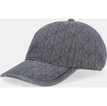 Kšiltovka Džínová baseballová čepice Calvin Klein šedá barva, LV04D5048G 90Y, vel. ONE SIZE