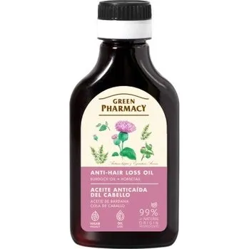 Nestandardní parfém GREEN PHARMACY: Lopuchový olej s přesličkou proti vypadávaní vlasů 100ml K2882