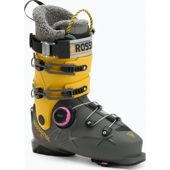 Sjezdové boty Pánské lyžáky Rossignol Alltrack 130 HV BOA GW steel grey/yellow