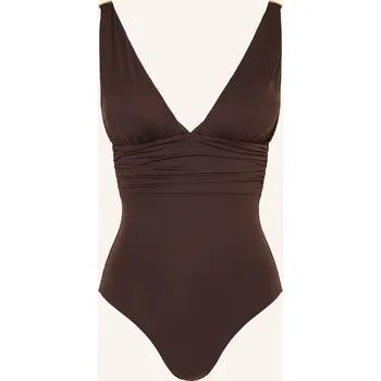 Dámské plavky Melissa Odabash Dámské Plavky Panarea, tmavě hnědá, 34