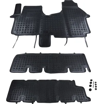 autokoberec Gumové autokoberce Opel Vivaro B 8míst. 2014-2018 bez větracích otvorů • Rezaw