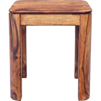 Konferenční stolek Odkládací stolek Tina 40x45x40 z indického masivu palisandr