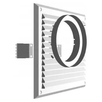 Větrací mřížka Ventilační mřížka k digestoři ZPT Maxpol bílá