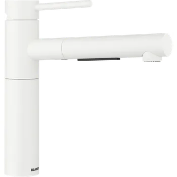 Vodovodní baterie ALTA-S II je moderní vodovodní baterie, která kombinuje styl a funkčnost. Její elegantní design se vyznačuje vysokou výtokovou trubicí pro snadné plnění a vytahovacím výtokem pro větší pohodlí. Ideální pro rušné kuchyně.