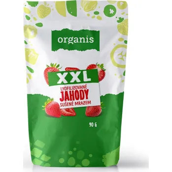 Sušené ovoce Organis Jahoda sušené mrazem XXL 90 g