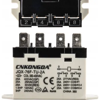 Stykač STYKAČ PRO ELEKTRICKÉ TOPENÍ RELÉ SPÍNAČ 400V 50Hz 16A 9kW
