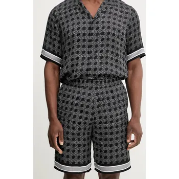 Pánské kraťasy Kraťasy Karl Lagerfeld pánské, černá barva, 561881.265702 99X, vel. XL