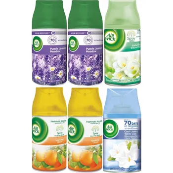 Osvěžovač vzduchu Air Wick Freshmatic Náplň do Osvěžovače Vzduchu 6 x 250ml Mix