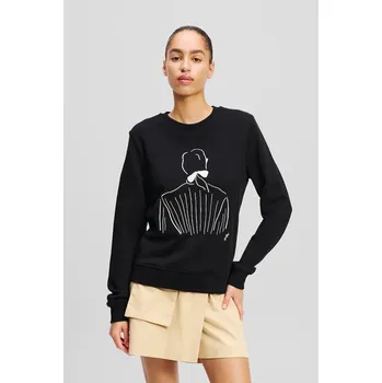 Dámská mikina Bavlněná mikina Karl Lagerfeld A2W20056 černá 99X, vel. M