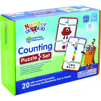 Puzzle Learning Resources - Učíme se počítat Puzzle HM95401