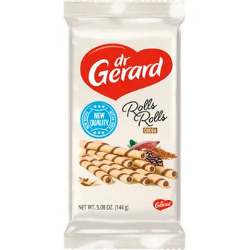GERARD Čokoládové trubičky 144g
