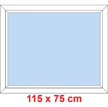 Okno Soft Plastové okno 115x75 cm, FIX neotevíravé